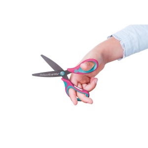 Foarfeca Griffix pentru dreptaci 14cm Lovely Pink Vrac - Img 3