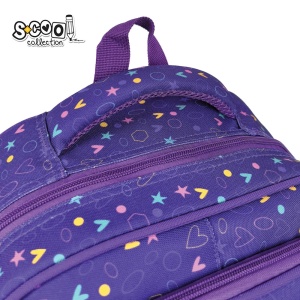 Ghiozdan 3D ergonomic MAGICAL UNICORN - S-COOL, 43x30x22 cm5