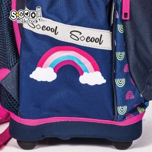 Ghiozdan anatomic RAINBOW - S-COOL, 38x39x19.5 cm6