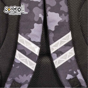 Ghiozdan ergonomic AIR FORCE - S-COOL, 40.5x29x13.5 cm8