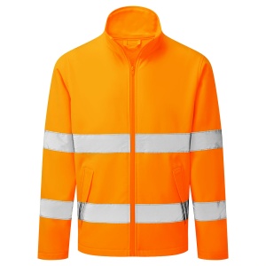 Jachetă softshell reflectorizantă cu mâneci detașabile Portwest S428, 92% poliester, 8% elastan, 310 gr/mp