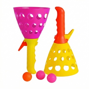 Jucării lansatoare mingi, din plastic, 2 buc/set2