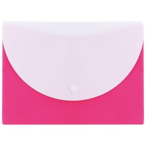 Mapă plastic cu buton Deli Neon, A5, diverse culori5