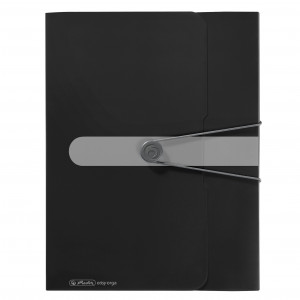Mapa plastic opacă cu elastic Herlitz Easy Orga A4 lățime cotor 40mm