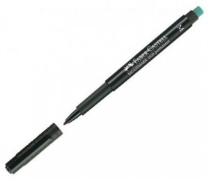 Marker permanent cu radieră, Faber-Castell Multimark, vârf M, diverse culori4