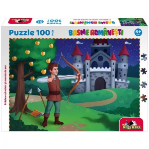 Noriel Puzzle, 100 piese - Prâslea cel voinic - Colecția Basme Românești