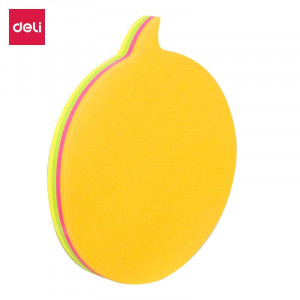 Notes adeziv diverse forme Deli , 76x76mm, 4x20file, neon 5
