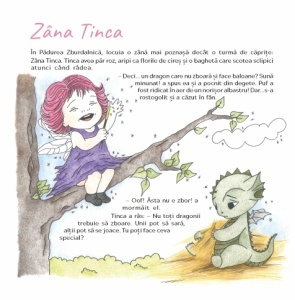 Carte personalizată cu poza și numele fetiței – Prințesa ... și Dragonul care nu știa să zboare6