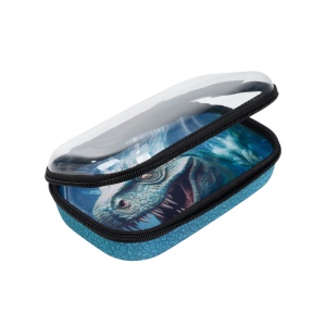 Penar cu fermoar ZIPIT Clear Top Storage Box - Dinosaur4