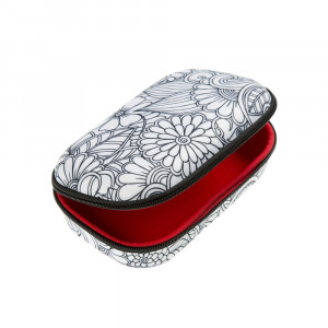 Penar cu fermoar, ZIPIT Color In Storage box - Big Flowers - Img 2