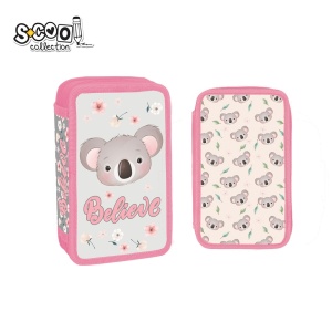 Penar echipat BELIEVE - S-COOL, 2 fermoare, 29 piese
