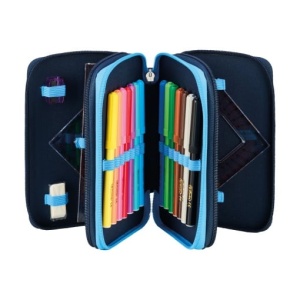 Penar echipat Herlitz, 31 piese, 3 compartimente, motiv Cosmic Explorer3