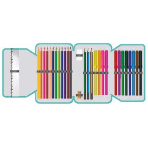 Penar echipat KITTY LOVE - S-COOL, 1 fermoar, 2 extensii, 32 piese4