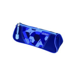 Penar tip etui triunghiular Herlitz, motiv Blue Goal