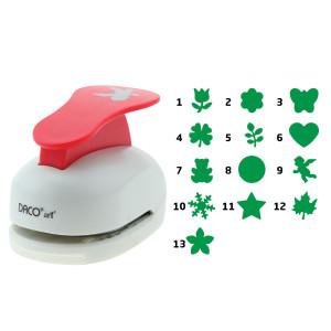 Perforator hârtie Daco, 5cm, diverse modele