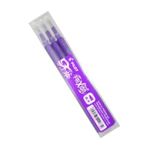 Set 3 rezerve roller Pilot Frixion Ball, 0.5 mm, diverse culori5