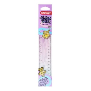 Riglă flexibila color Deli Twist me, 20 cm3
