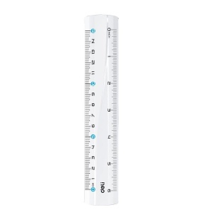 Riglă transparentă Deli, 15 cm