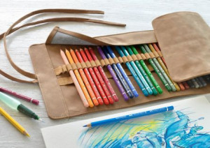 Rollup 30 creioane colorate Faber-Castell A. Durer + accesorii2