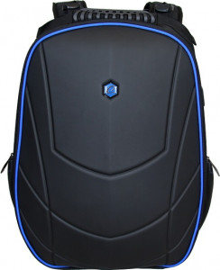 Rucsac BESTLIFE Gaming Assailant - negru/albastru - laptop 17 inch, compartiment anti-vibratie, char - Img 1
