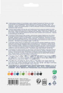 Set sketch markere 2 capete Faber-castell goldfaber, 12 buc/set 2