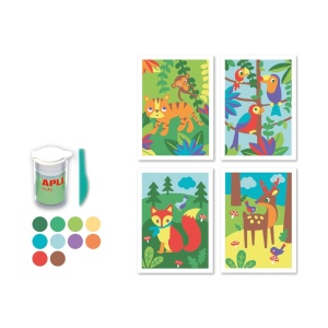 Set creativ cu nisip, 4 ani +3