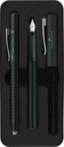Set Stilou + Pix Faber-Castell Grip 2011, negru