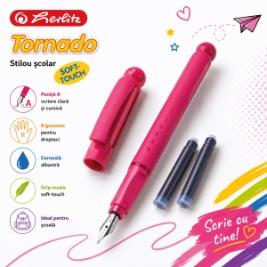 Stilou Tornado, peniță A, blister