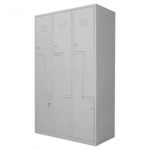 ZIG ZAG C859 • Vestiar 6 uși Z 1150x450x1800LxlxH (mm) / Dimensiuni exterioare