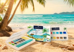 Acuarele Faber-castell Tropical creative studio, 12 culori4
