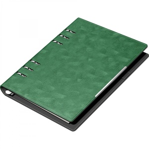 Agendă nedatată Precision Odesa Green, A5, 290 pagini, 80 g/mp, 6 inele5