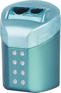 Ascuțitoare dublă Faber-castell Roll on sparkle pastel