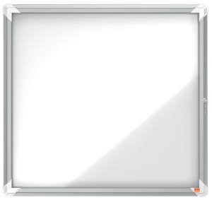 Avizier magnetic, 6xA4, interior, otel emailat cu usa si cheie, NOBO Premium Plus