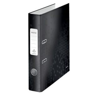 Biblioraft LEITZ 180 WOW, carton laminat, partial reciclat, FSC, A4, 52 mm2