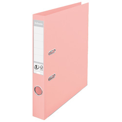 Biblioraft plastifiat, A4, lățime 5 cm, margine metalică, ESSELTE No. 1 Power5