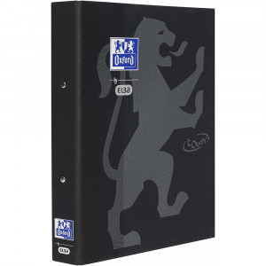 Caiet mecanic Oxford School Touch A4 2 inele 30mm carton color soft touch – soluție elegantă pentru organizarea documentelor.