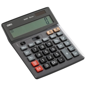 Calculator de birou Deli Metal 1654C, 12 digits