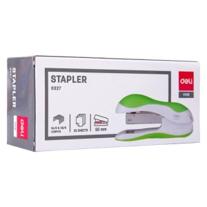Capsator Deli Vivid e0327, 25 coli, 24/6, 26/65