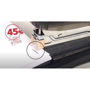 Capsator profesional Kangaro LE-23s13, 100 coli, less effort, capse 23/6 până la 23/13, negru2