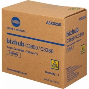 Cartuș toner Minolta Bizhub C 3351, Bizhub C 3851FS, Bizhub C 3851 TNP49 TNP49Y A95W250 1 cartridge, Simitri HD-Toner, yield approx. 12K / 5% Yellow Original