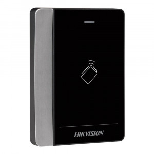 Cititor de carduri Hikvision DS-K1102AM, Pro series, suporta caduri Mifare frecventa: 13.56 MHz, conectivitate: