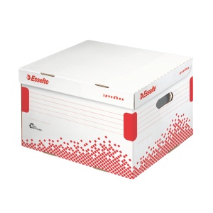 Container arhivare cu capac integrat Esselte Speedbox M, carton ondulat2