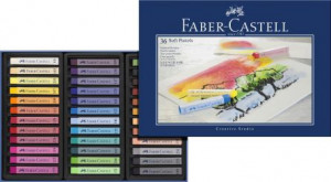 Creioane pastel Soft Faber-Castell, 36 culori