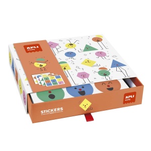 Cutia mea de Stickere – forme geometrice Emoții3
