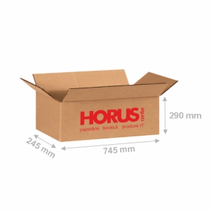 Cutie carton dreaptă 360 GR CO3 (745x245x290 mm)