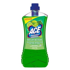 Detergent pentru pardoseli fără clor Ace Lime, 1L
