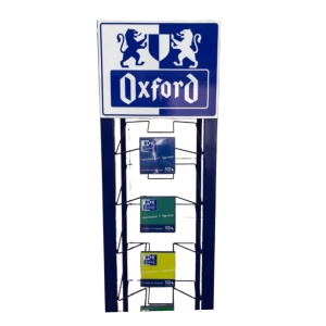 Display de podea, dimensiuni 35x35,5x200 cm, 10 polite, Oxford2