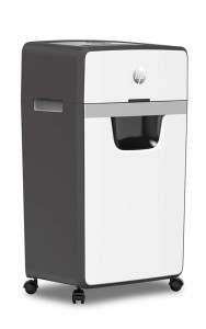 Distrugător de documente HP OneShred 16MC - 16 coli, micro cut (2 x 15mm), nivel securitate 5