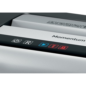 Distrugător de documente REXEL MOMENTUM subțire X410-SL, 10 coli, P4, cross-cut (confeti)9