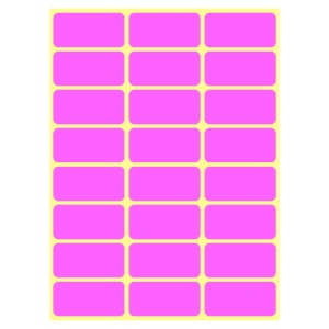 Etichete color 5x2.3 cm, 24 etichete/coala, 10 coli/set3